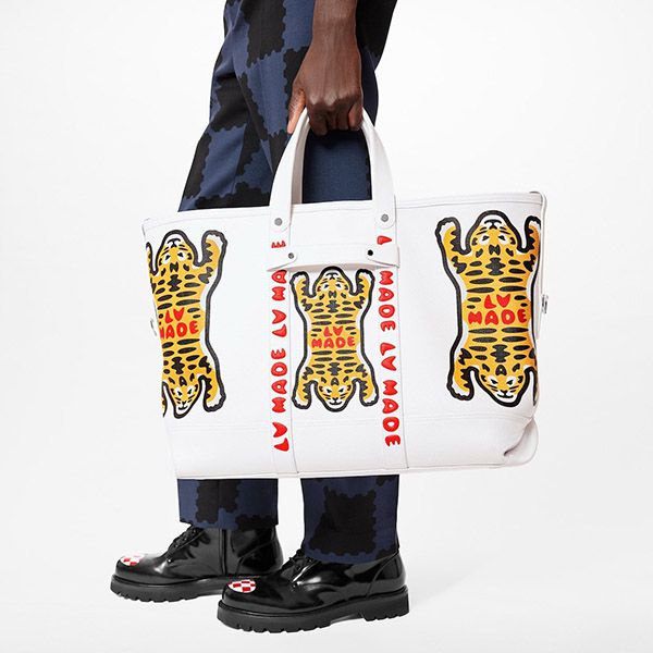 22SS 新作ルイヴィトン トロリートート 偽物 NIGO ビッグ 2色 M59366